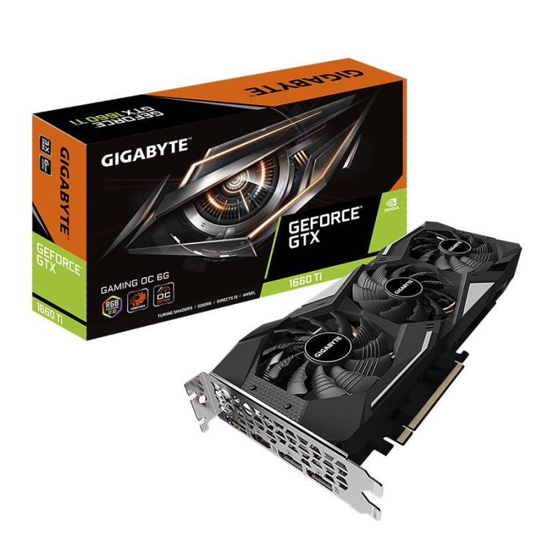 کارت گرافیک گیگابایت مدل GeForce GTX 1660 TI GAMING OC 6G