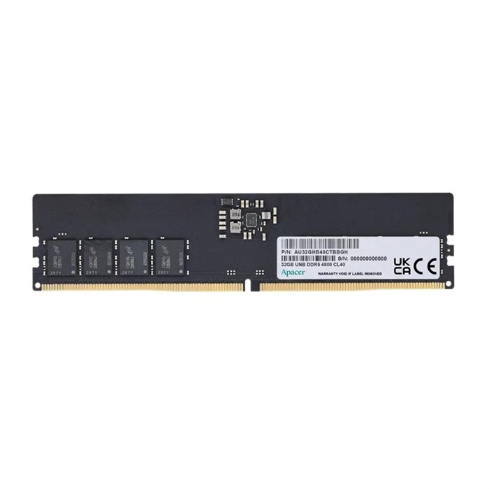 32423535-3296 رم دسکتاپ DDR5 تک کاناله 5600 مگاهرتز CL46 اپیسر مدل AU16GHB56CVBBGH ظرفیت 16 گیگابایت - تصویر 1