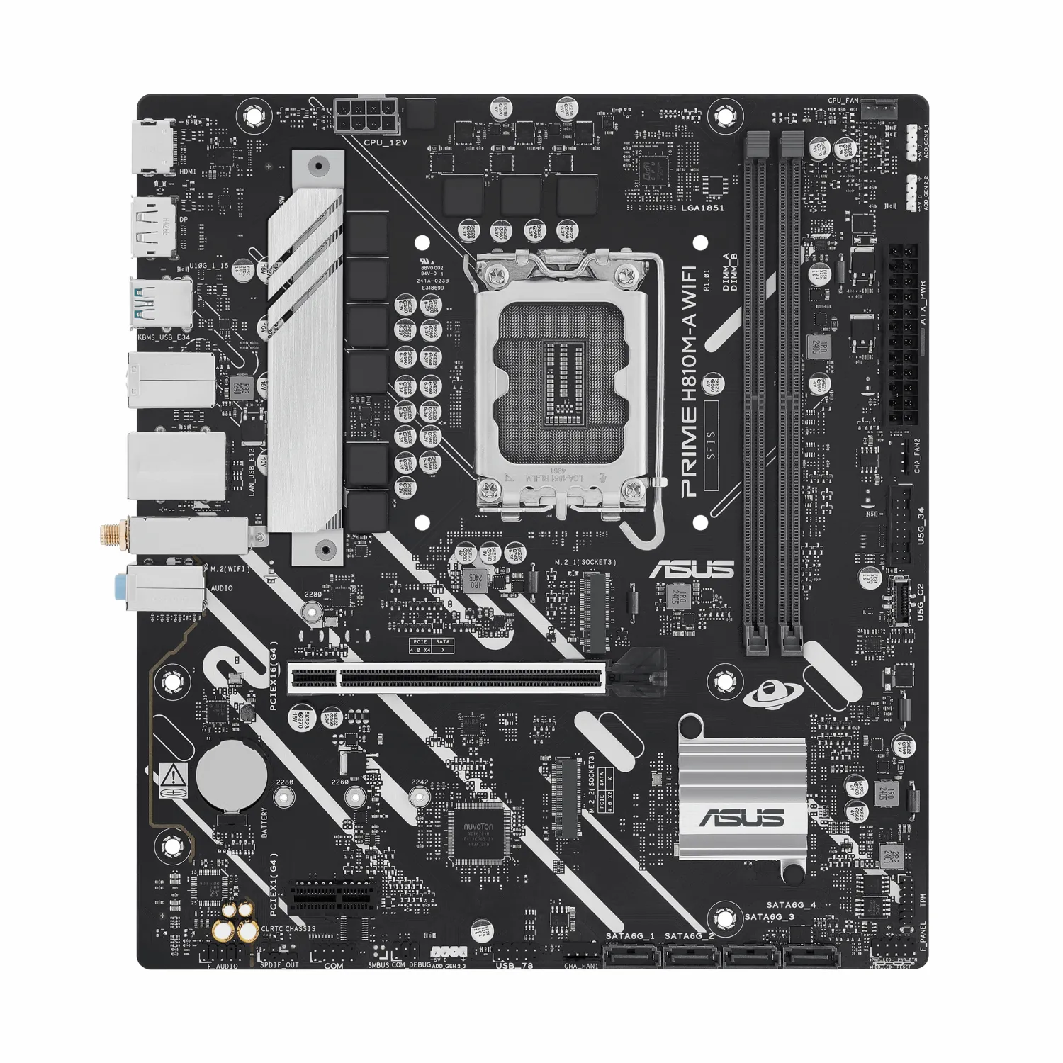 ASUS-Prime-H810M-A-WIFI-2-1500x1500 مادربرد ایسوس مدل PRIME H810M-A WiFi DDR5 - تصویر 1